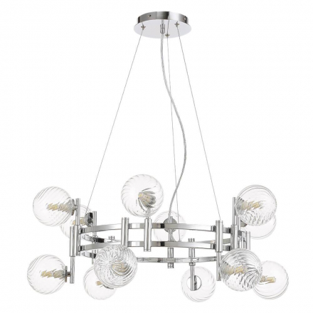 Подвесная люстра Crystal Lux Luxury SP12 Chrome