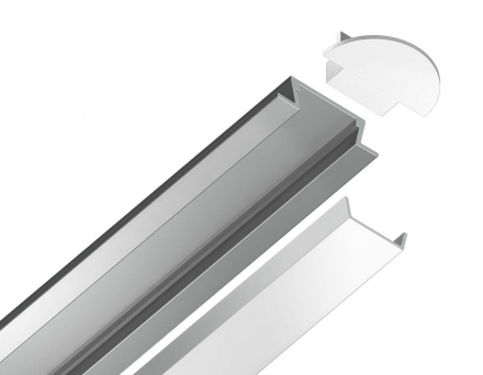 Встраиваемый профиль с рассеивателем Ambrella Illumination GP1001AL