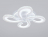 Потолочная светодиодная люстра Ambrella light Acrylica Ice FA1702