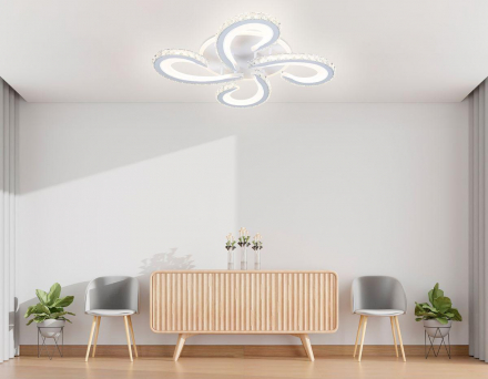 Потолочная светодиодная люстра Ambrella light Acrylica Ice FA1702