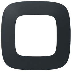 Рамка 1-постовая Legrand Valena Allure матовый черный 754401