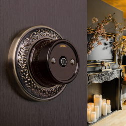 Рамка Werkel Antik Runda на 1 пост бронза WL70-frame-01 4690389106484