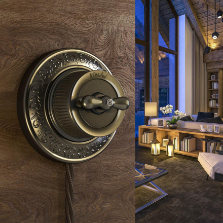 Рамка Werkel Antik Runda на 1 пост бронза WL70-frame-01 4690389106484