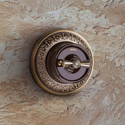 Рамка Werkel Antik Runda на 1 пост бронза WL70-frame-01 4690389106484