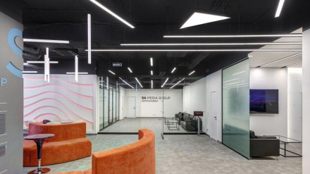 Потолочный светодиодный светильник Siled Trigon-Prof 7371738