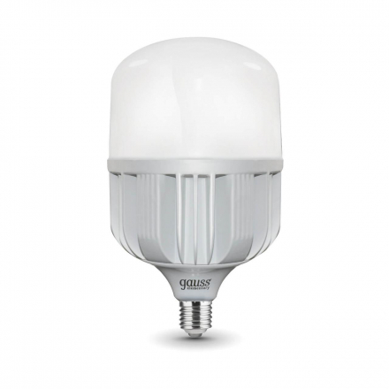 Лампа светодиодная Gauss E40 95W 6500K матовая 60430