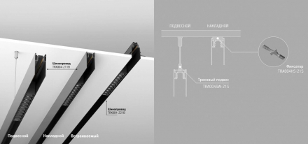 Шинопровод магнитный Maytoni Magnetic track system TRX004-221B