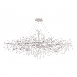Подвесная люстра Crystal Lux REINA V2 SP16 L1500 SILVER PATINA