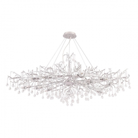Подвесная люстра Crystal Lux REINA V2 SP16 L1500 SILVER PATINA