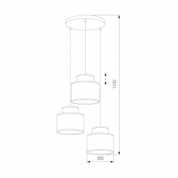 Подвесная люстра TK Lighting 2759 Duo