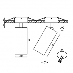 Основание для встраиваемого светильника Lumker VL-M4-BL 003419