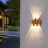 Уличный настенный светодиодный светильник Reluce 86851-9.2-005KT LED5W GOLD