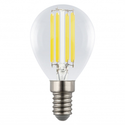 Лампа светодиодная Uniel E14 4W 4000K прозрачная LED-G45-4W/4000K/E14/CL GLY01TR UL-00011939