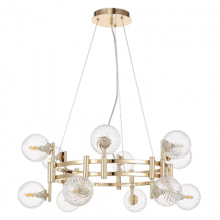 Подвесная люстра Crystal Lux Luxury SP12 Gold