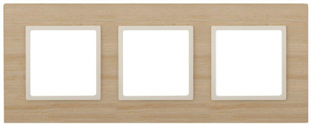 Рамка 3-постовая ЭРА Elegance 14-5303-11 Б0034582