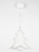 Подвесной светодиодный светильник «Ёлочка» Uniel ULD-H1620-010/STA/3AAA Warm White IP20 Xmas Tree UL-00007254