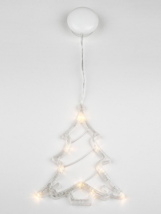 Подвесной светодиодный светильник «Ёлочка» Uniel ULD-H1620-010/STA/3AAA Warm White IP20 Xmas Tree UL-00007254