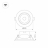Встраиваемый светодиодный светильник Arlight LTD-Polar-Turn-R105-10W Warm3000 032867