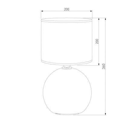 Настольная лампа TK Lighting 5066 Palla