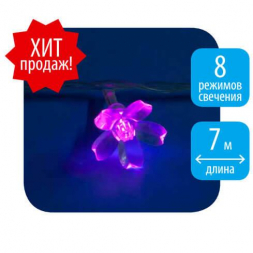 Светодиодная гирлянда Uniel Сакура 220V розовый ULD-S0700-050/DTA PINK IP20 PINK SAKURA 07933