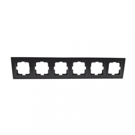 Рамка 6-постовая Mono Electric Despina графит 102-200000-166