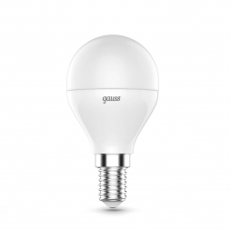 Лампа светодиодная диммируемая Gauss E14 6W RGBW матовая 105101406
