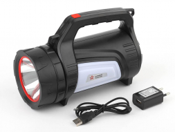 Фонарь-прожектор светодиодный ЭРА Армия России Шмель аккумуляторный 202х98 390 лм PA-702 Б0033764