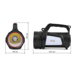 Фонарь-прожектор светодиодный ЭРА Армия России Шмель аккумуляторный 202х98 390 лм PA-702 Б0033764