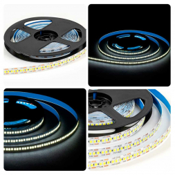 Светодиодная лента OGM 19,2W/m 240LED/m 2835SMD холодный белый 5M LSE-267
