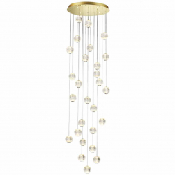 Подвесная светодиодная люстра Odeon Light Crystal 5008/120L