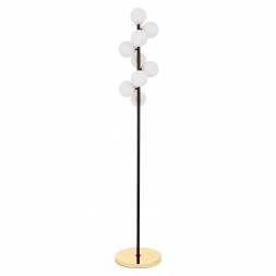 Торшер Lumina Deco Marsiada LDF 6033-9 BK+F.GD