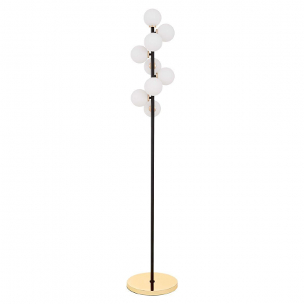 Торшер Lumina Deco Marsiada LDF 6033-9 BK+F.GD