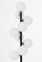 Торшер Lumina Deco Marsiada LDF 6033-9 BK+F.GD