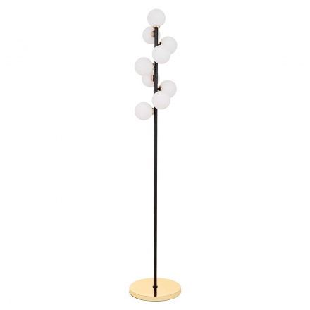 Торшер Lumina Deco Marsiada LDF 6033-9 BK+F.GD