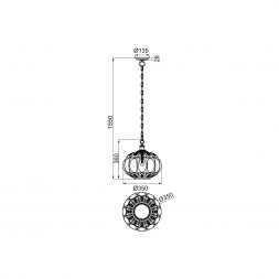 Подвесной светильник Vele Luce Helen VL4266P21