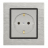 Розетка 2P+E Vesta-Electric Exclusive Silver Metallic серебро FRZ00041003SER