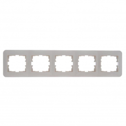 Рамка 5-ая горизонтальная Lezard Karina Life кремовая 708-0300-150