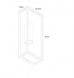 Уличный настенный светильник Arte Lamp Belfast A4569AL-2BR