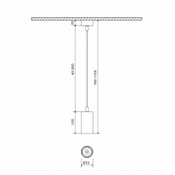 Основание для подвесного светильника Lumker Mini-VL-M6-BL 004869