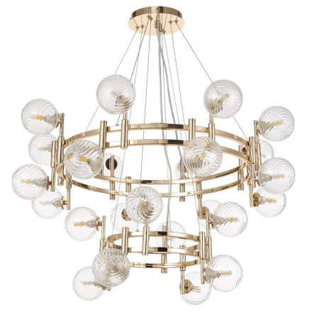 Подвесная люстра Crystal Lux Luxury SP16+8 Gold