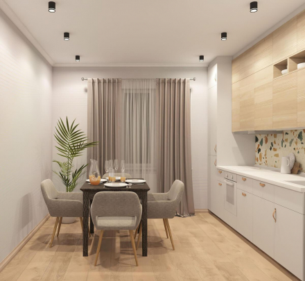 Точечный светодиодный светильник Denkirs Ribe DK4016-BK