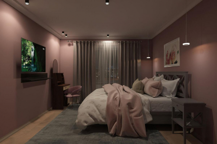 Точечный светодиодный светильник Denkirs Ribe DK4016-BK