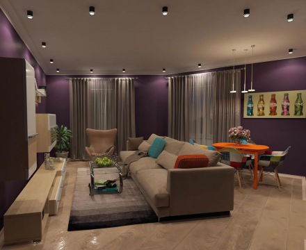 Точечный светодиодный светильник Denkirs Ribe DK4016-BK