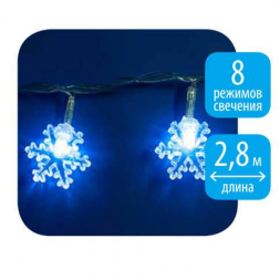 Светодиодная гирлянда Uniel сакура 220V белый ULD-S0280-020/DTA White IP20 SNOWFLAKES 07923