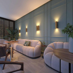 Настенный светодиодный светильник Odeon Light Hightech Dario 3833/2WB
