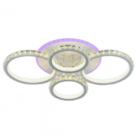 Потолочная светодиодная люстра Profit Light 8052/2+2 WHT