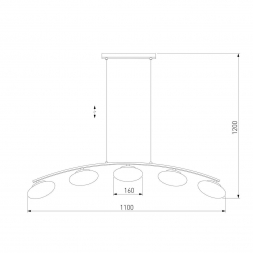 Подвесная люстра TK Lighting 3179 Marika