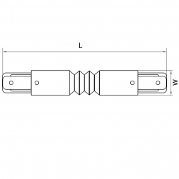 Коннектор гибкий Lightstar Barra 502159