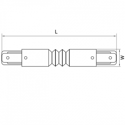 Коннектор гибкий Lightstar Barra 502159