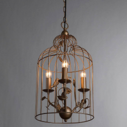 Подвесная люстра Arte Lamp Gabbia A1865SP-3BG